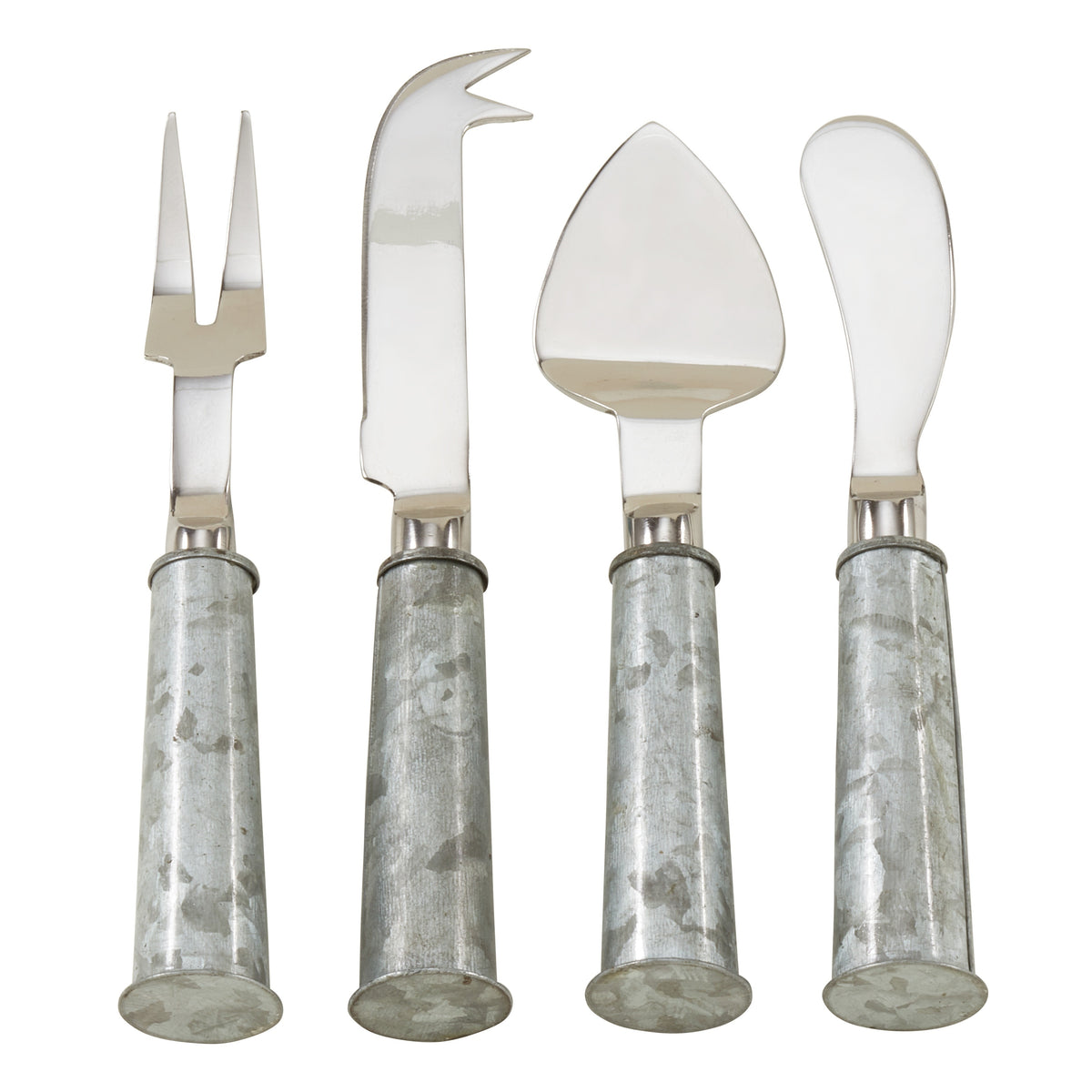 White Marble Cheese Knives - Set of 4