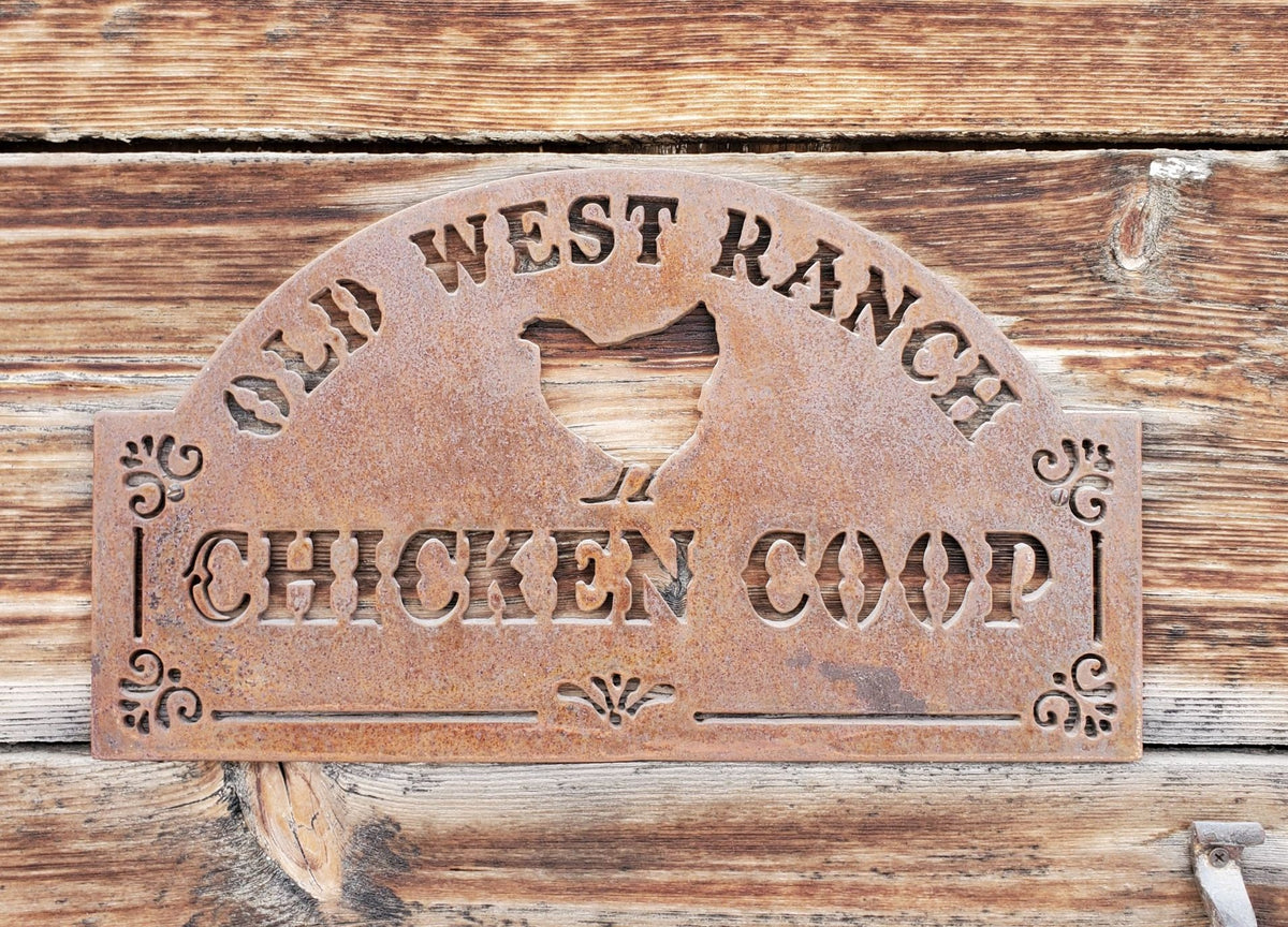 Chicken Coop Sign – Old West Iron
