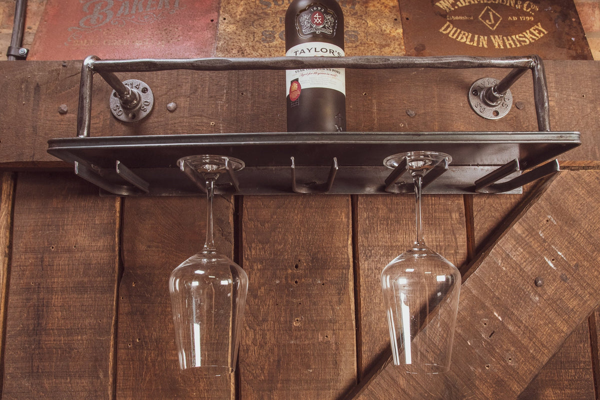 Whiskey glass online rack