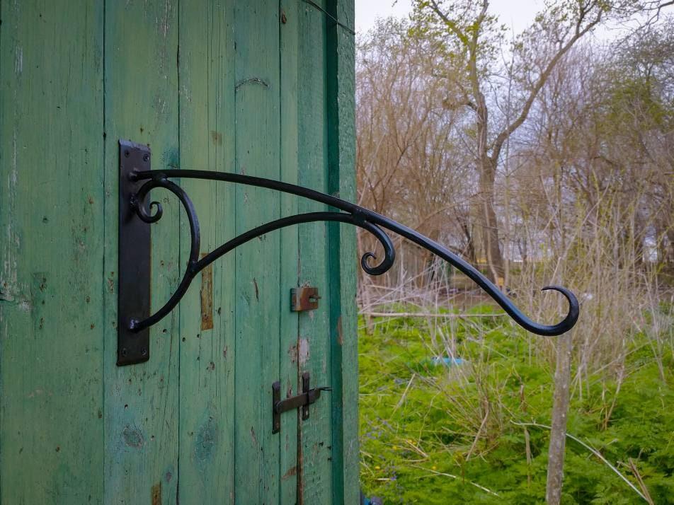 forged plant hanger Extra Heavy duty Hand Forged Plant Hanger – Old West Iron