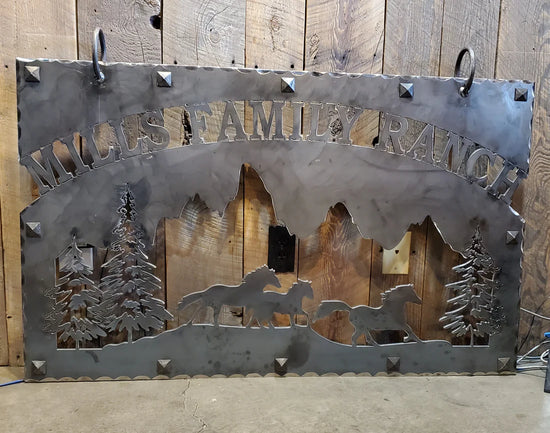 Craft Your Space with Custom Signs from Old West Iron