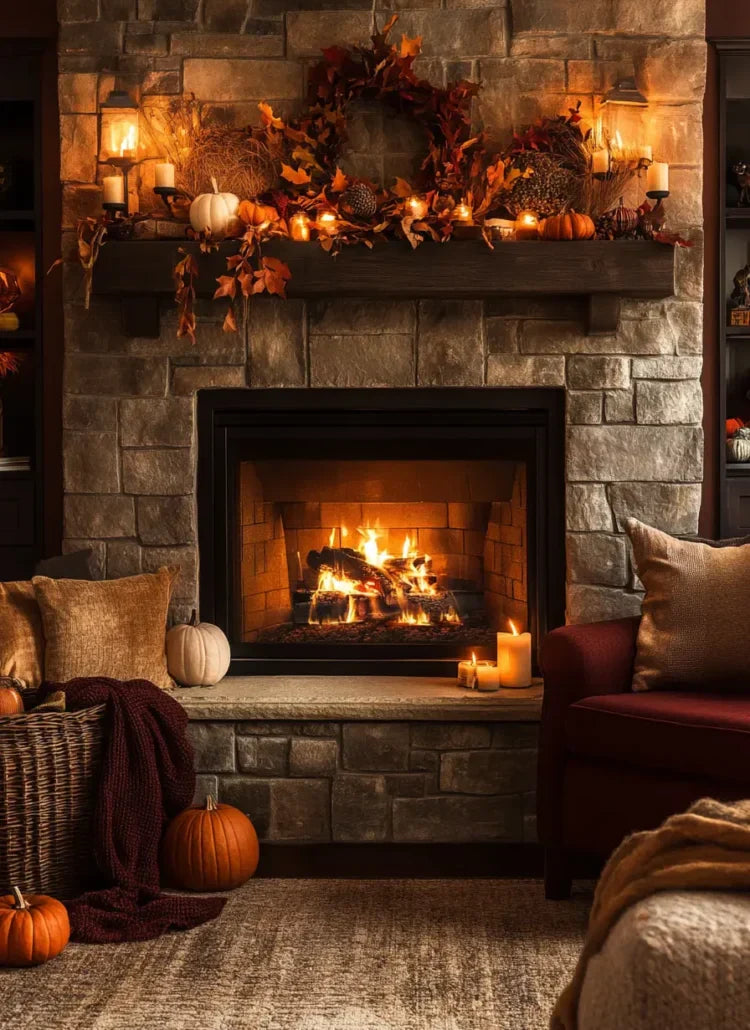 Upgrade Your Fall Living Space: How Pizza Oven Doors and Decorative Iron Mantel Straps Boost Your Home's Warmth and Charm