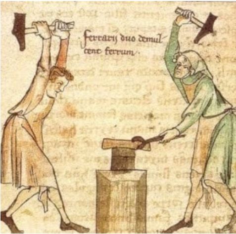 Forging Faith and Power: Medieval Blacksmiths in Europe