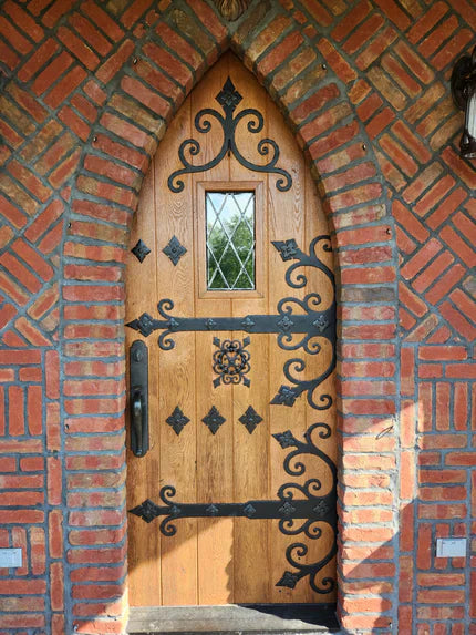 Transform Your Home's Entrance with Stunning Hinge Straps