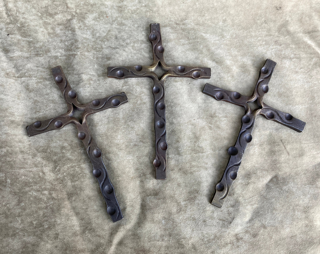 Transform Your Space with Old West Iron's Stunning Metal Crosses