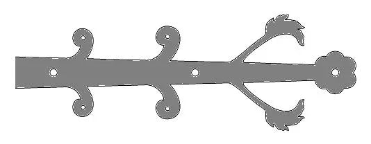 German Castle Iron Work - 339 - Old West Iron