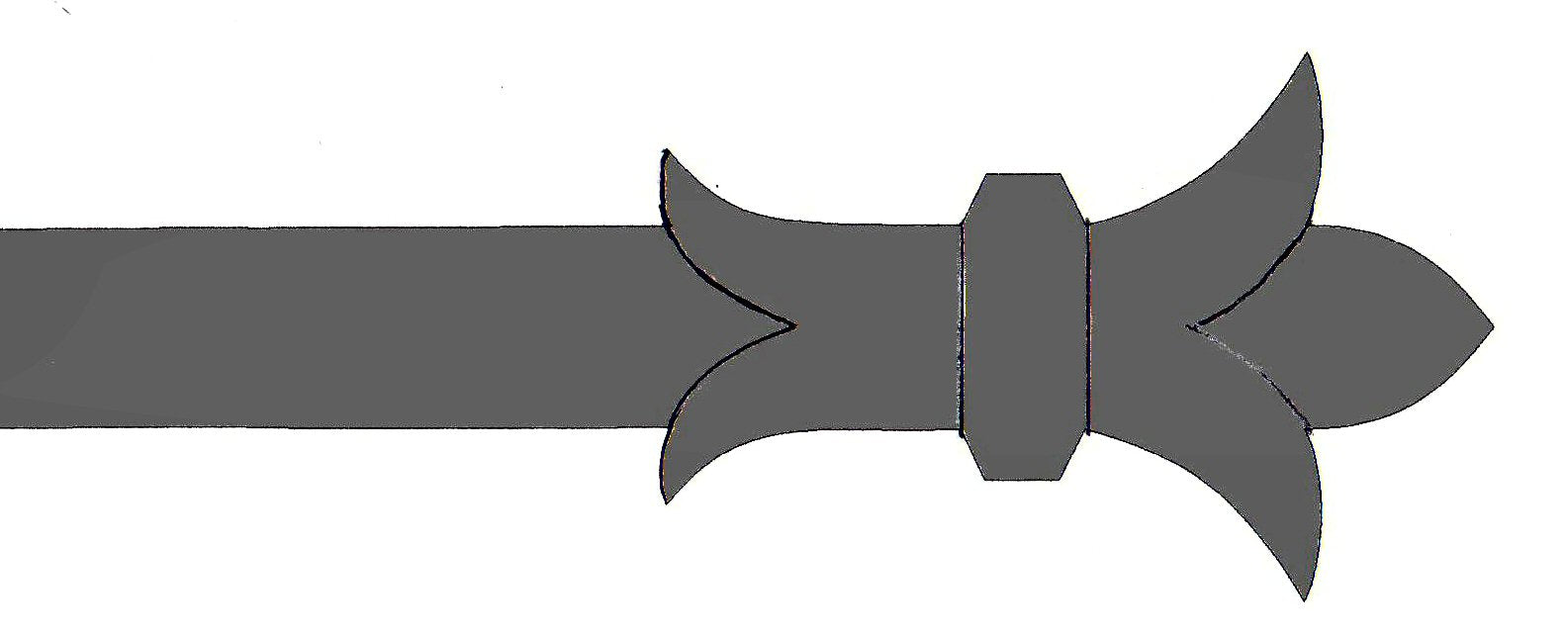 Babylonian Fleur De Lis Iron Work - 318