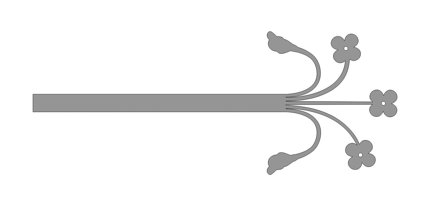 14th Century Wrought Iron Work- 357