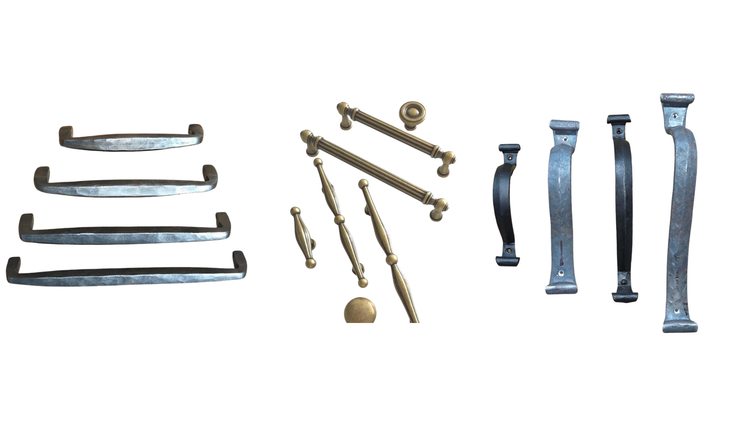 Hand-Forged Iron Cabinet Handles