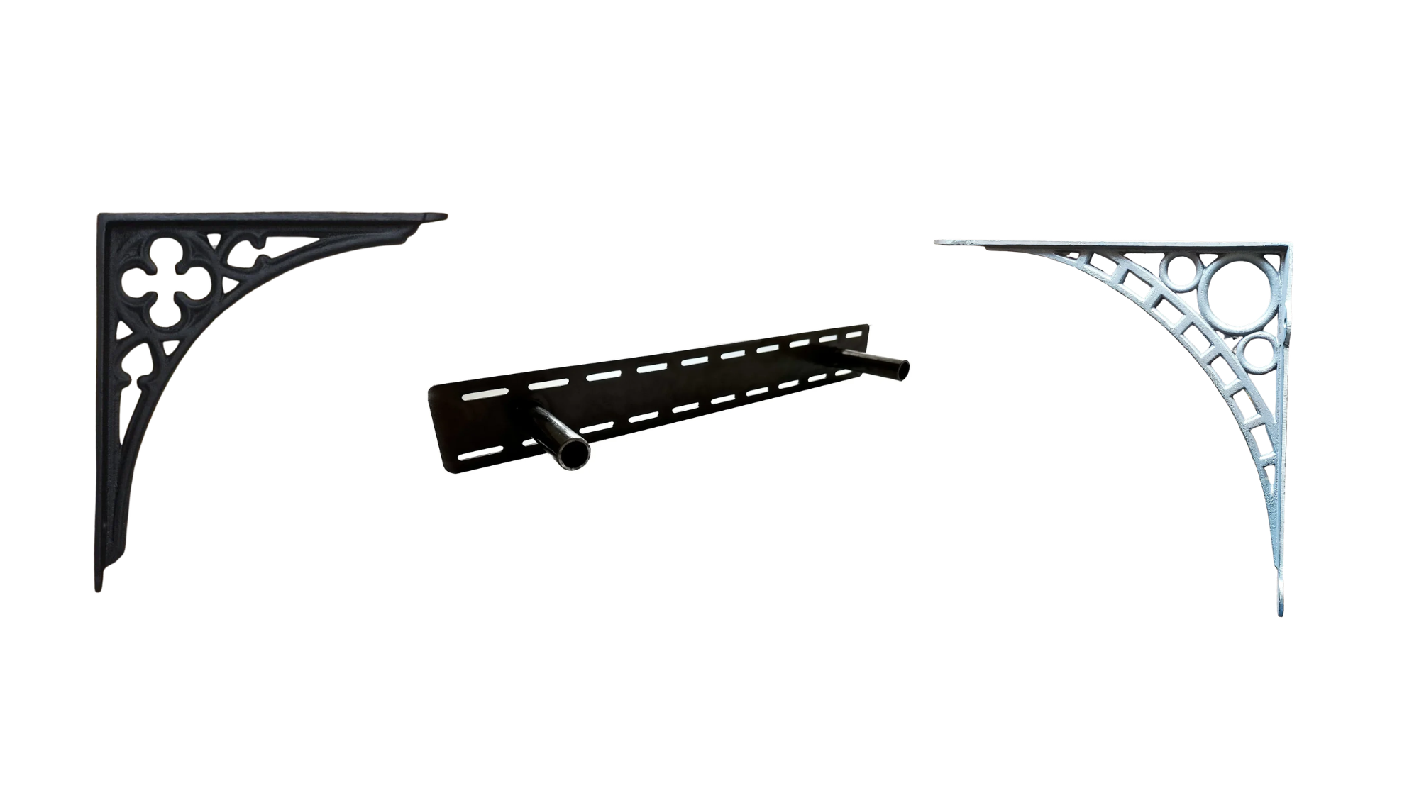 Hand Forged Shelf Brackets / Small Corbels & Rustic Shelf Brackets