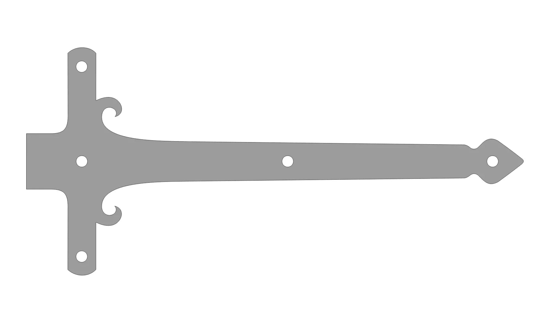 Georgian Iron Work - 356 - Old West Iron