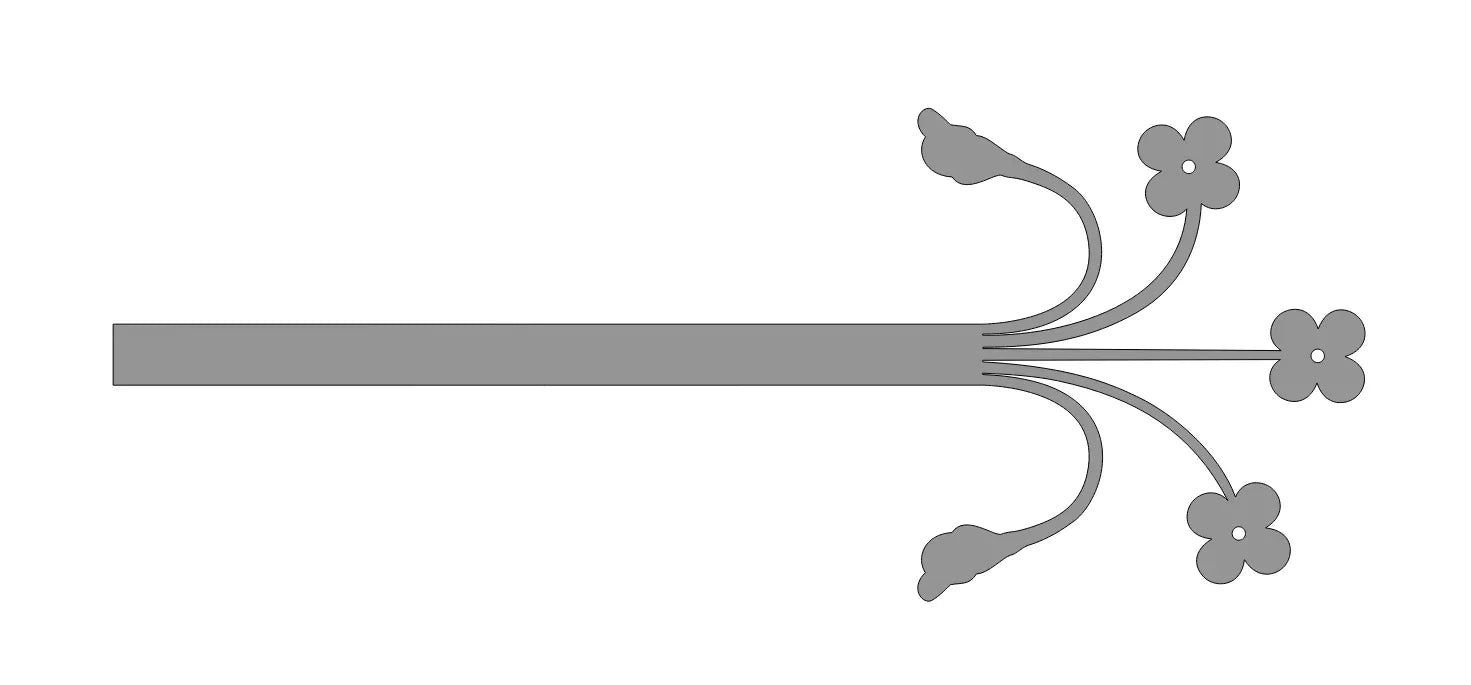 14th Century Wrought Iron Work- 357 - Old West Iron