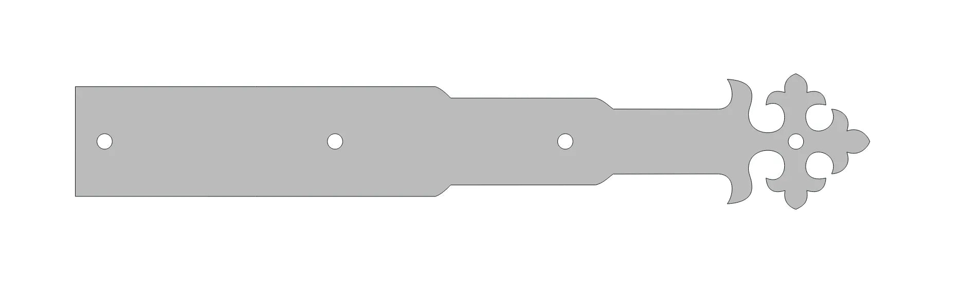 Portuguese Gothic Iron Work - 358 - Old West Iron