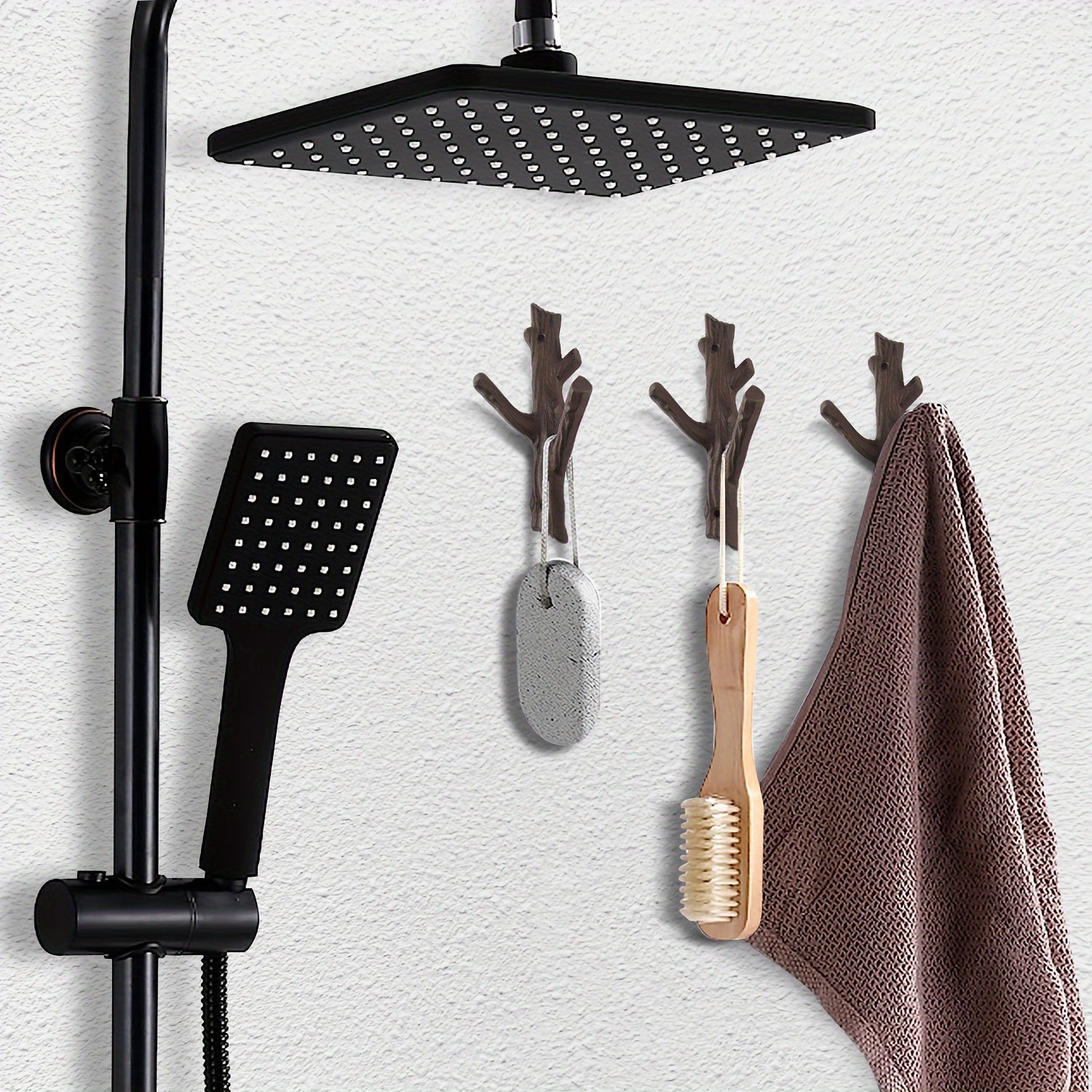 Tree Branch Cast Iron Wall Hooks