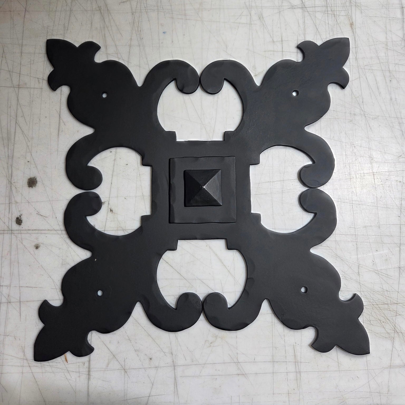 IN STOCK - Medieval Iron Rosette 17" x 17" Square/24" x 24" Diagonal