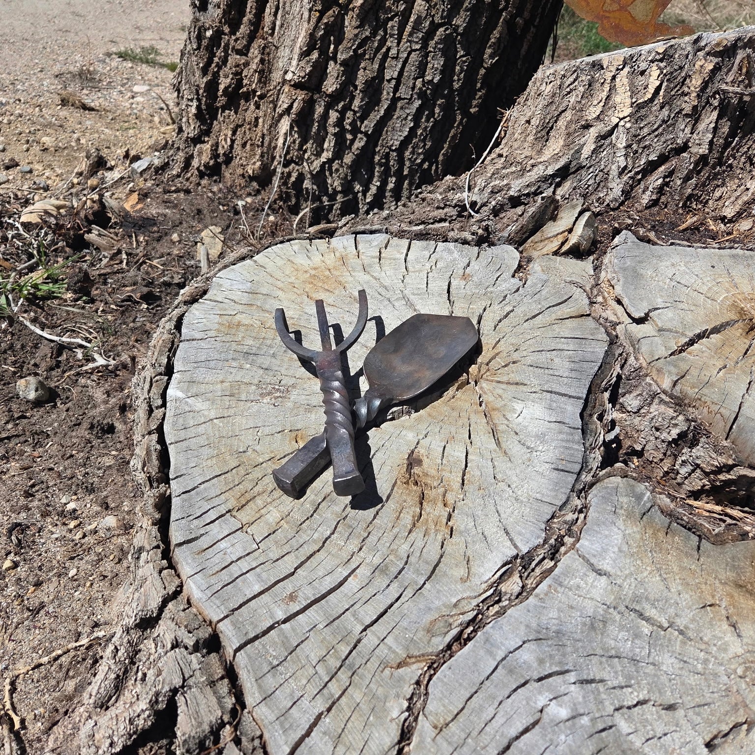 Hand Forged Gardening Tool Set