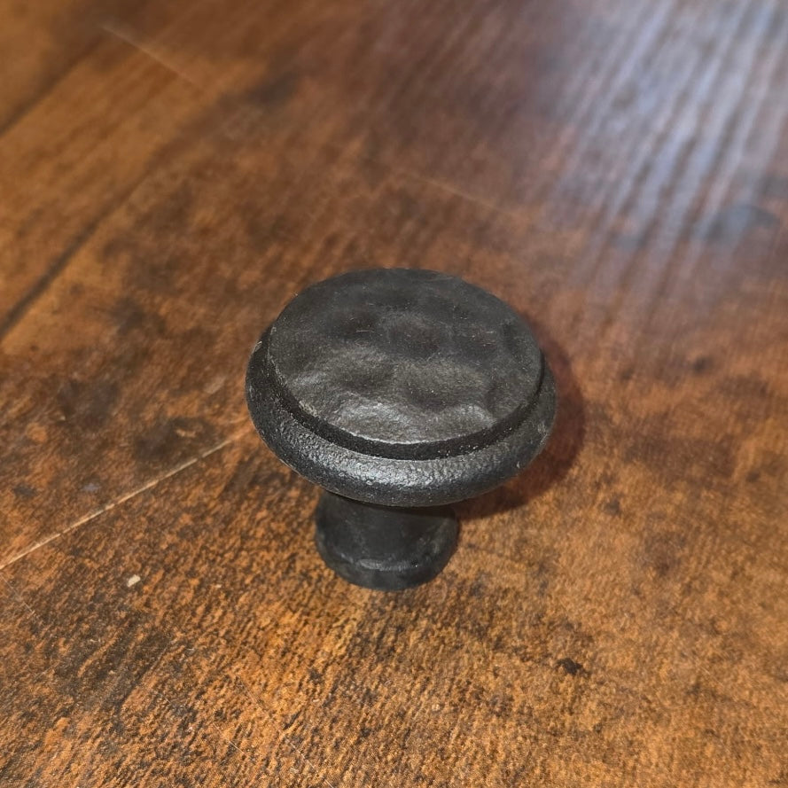 Limited Run Rustic Hammered Cabinet Knob