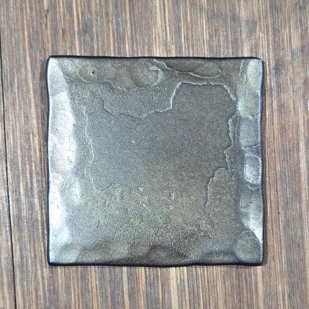 Finish Color Sample - Aged Bronze, Hammered Edges
