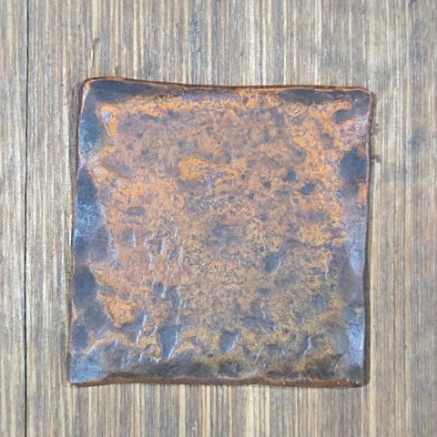 Finish Color Sample - Natural Rust, Distressed
