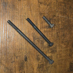 Perno liso de cabeza cuadrada de 1/4" de diámetro