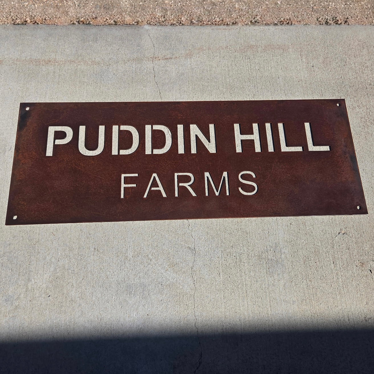 Custom Entry Sign - Rectangular