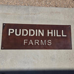 Custom Entry Sign - Rectangular