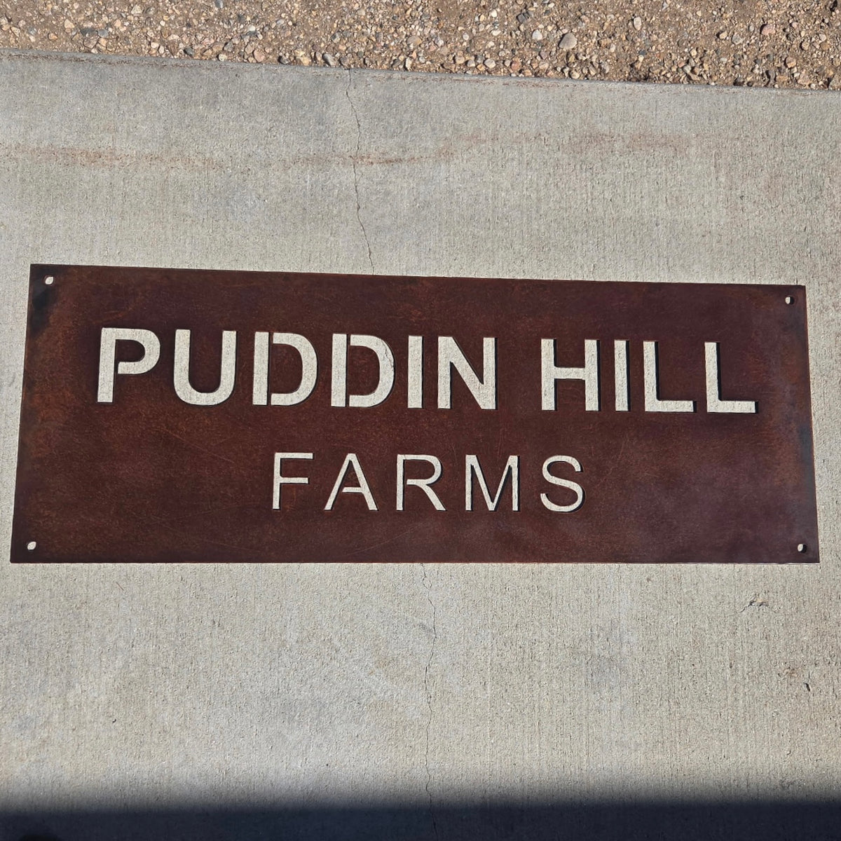 Custom Entry Sign - Rectangular