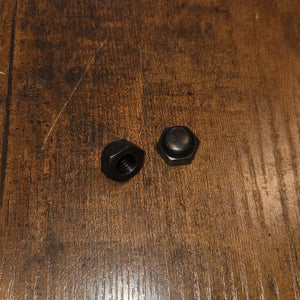 1/2" Black Oxide Acorn Nut - Smooth / Black Oxide