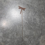 Set of 3 Dragonfly Garden Stakes