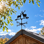 Mini Buck & Doe Weathervane – Small Roof Weathervane