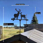 Mini Buck & Doe Weathervane – Small Roof Weathervane