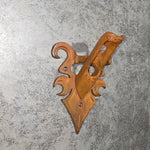Hand Forged Decorative Iron Flag Mount Bracket