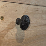 Embossed Round Iron Cabinet Knob