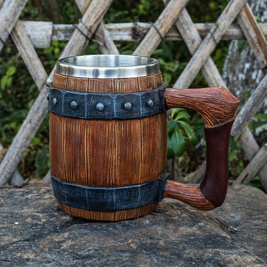 Stainless Steel Whiskey Barrel Coffee Mug Uncategorized