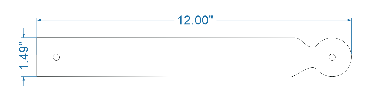 Revolutionary Iron Functioning Hinge Strap