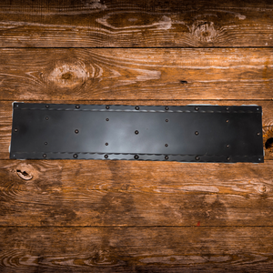 Authentic Old World Iron Kick Plate - 30" / 8"