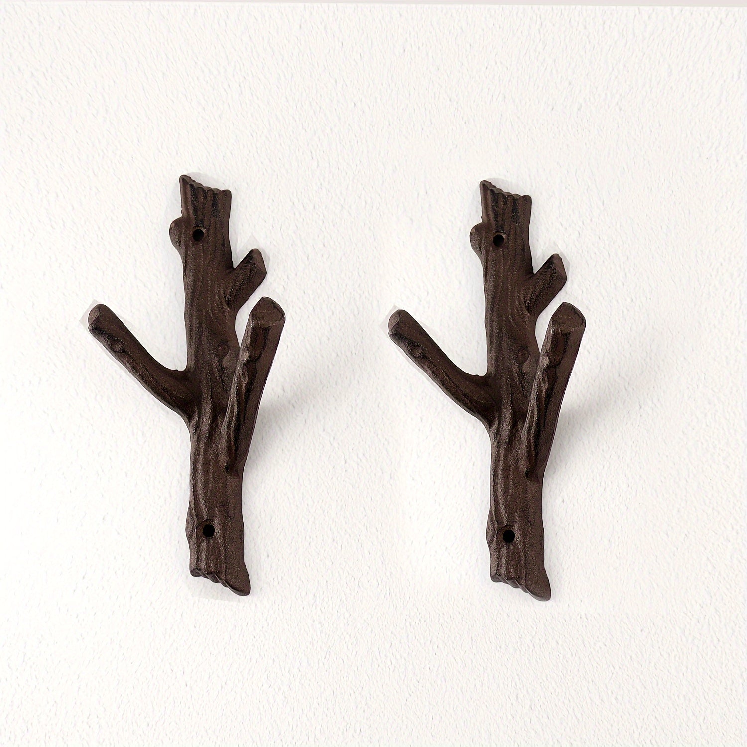 Tree Branch Cast Iron Wall Hooks