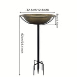 Hammered Copper Bird Fountain