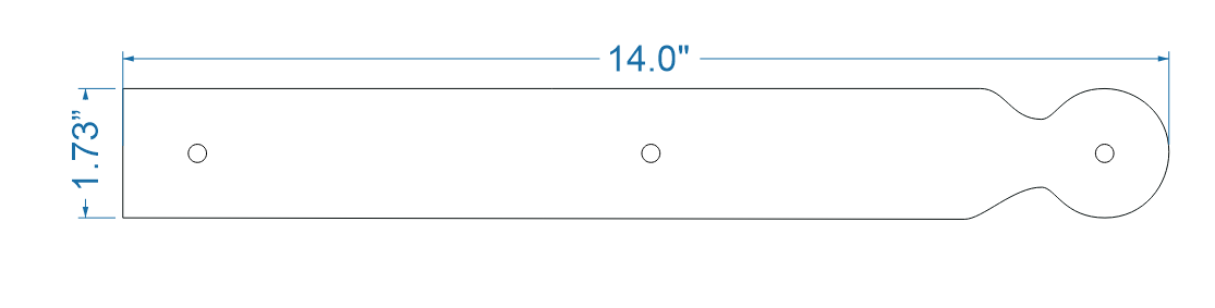 Revolutionary Iron Functioning Hinge Strap