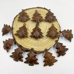 20pcs Rusty Christmas Tree Bells