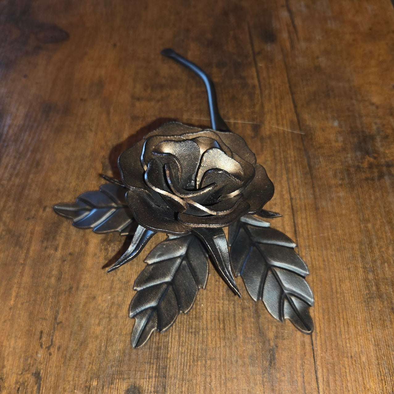 Special Bronze Long Stem Iron Rose