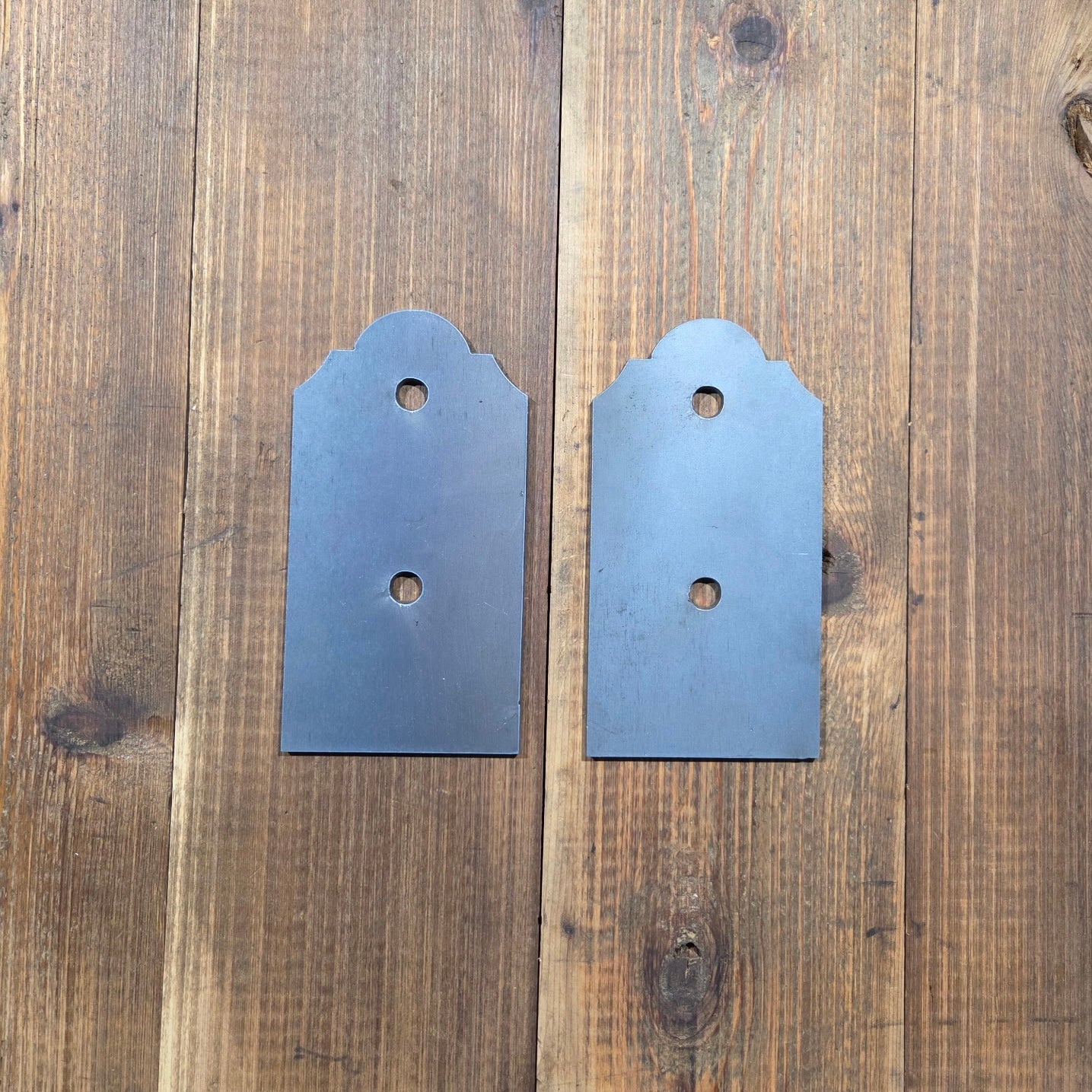 Classic Iron Faux Post Base - Straps Only, No Base