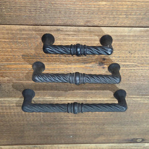Spanish Cathedral Cabinet Handle - Old West Iron