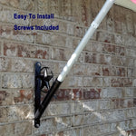 1pc Star Flag Pole Holder Flag & Windsock Pole Mounting Hardware & Kits