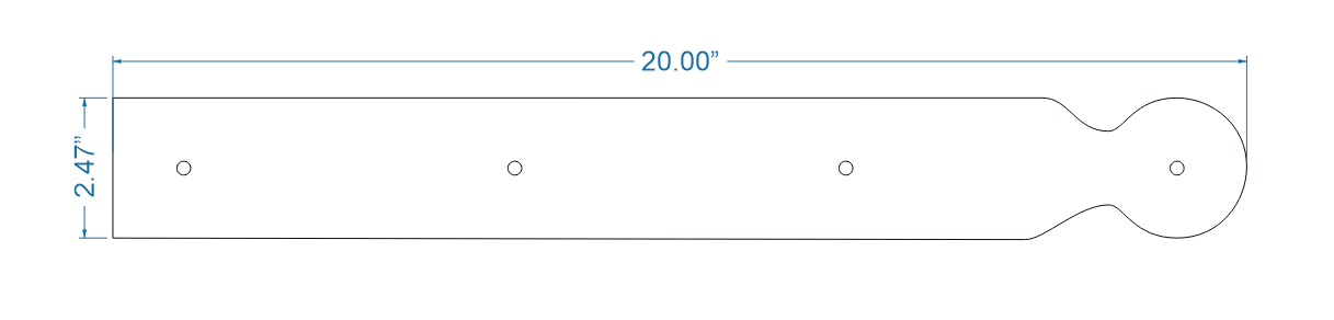 Revolutionary Iron Functioning Hinge Strap