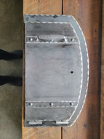 Puerta de horno de pizza con bisagras arqueadas mediterráneas