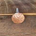 Perno de cobre redondo martillado de 1 1/4"