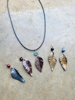 Forged Leaf Necklace