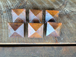 1 1/4" Square Hammered Pyramid Head Clavo / Decorative Nail Head