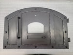 Rustic Arched Hinged Pizza Oven Door